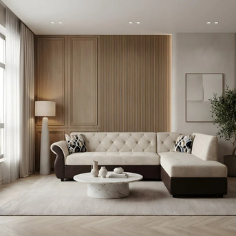 Indore, Furniture, INR 30789,  Stylish 6 Seater Sofa Set For Living Room | Bharat Lifestyle