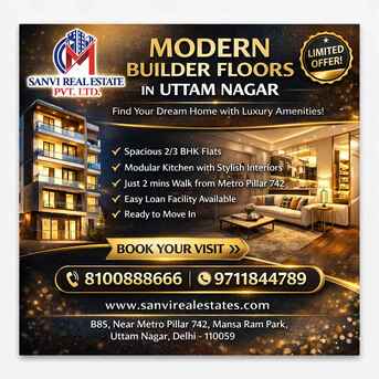 Mumbai, Household Items, Trusted Modern Builder Floors In Uttam Nagar