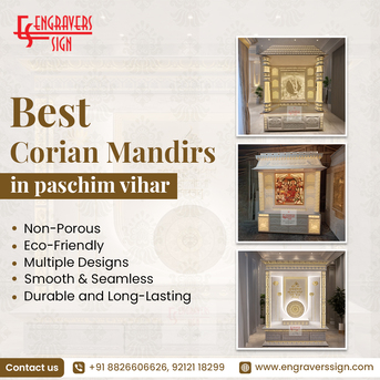 New Delhi, Furniture, Premium Corian Mandir In Paschim Vihar