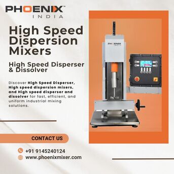 Mumbai, Heavy Equipment, High Speed Dispersion Mixers | Disperser & Dissolver