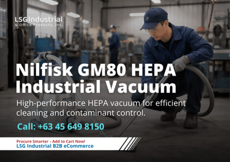 Manila, Industrial Machinery, PHP 1000,  Nilfisk GM80 HEPA