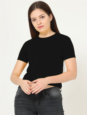 Bangalore, Wholesale Products, Women&rsquo;s Cotton Crop Top | 100% Super Combed Cotton Plain Basic Slim Fit