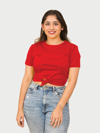 Bangalore, Wholesale Products, Women&rsquo;s Cotton Crop Top | 100% Super Combed Cotton Plain Basic Slim Fit