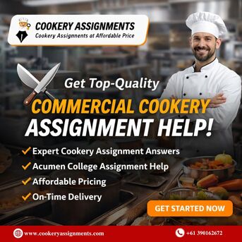 Sydney, Education, Best Commercial Cookery Assignment Help For My Acumen & Acumen College Students
