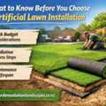 What To Know Before You Choose Artificial Lawn Installation