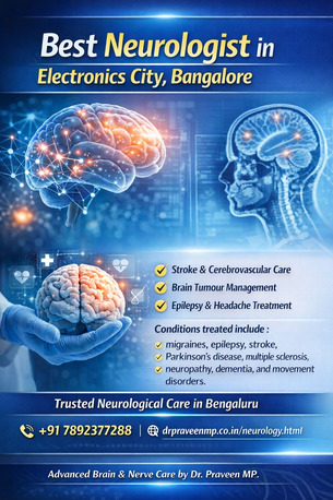 Bangalore, Health, Best Neurologist In Electronics City, Bangalore  - Dr. Praveen MP