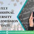 Lovely Professional University Online Admission Last Date