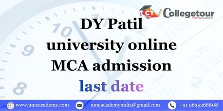 Navi Mumbai, Lessons Offered, DY Patil University Online MCA Admission Last Date