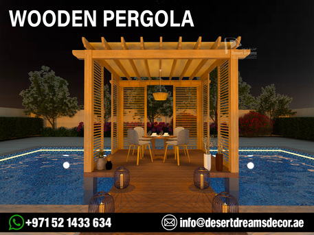 Arabian Ranches, Farm/Garden, Solid Wood Pergola And Car Parking Pergola Suppliers In Uae.