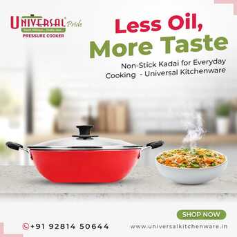 Hyderabad, Business, Non-Stick Kadai For Everyday Cooking In Hyderabad
