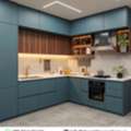 Modern Kitchen Cabinets Fabrication And Installing In Uae.