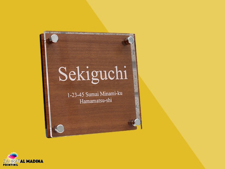 Dubai, Printing, Name Plates In Dubai