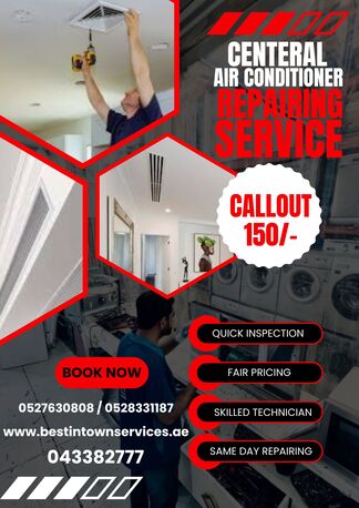 Dubai, Appliance Repair, CENTRAL AC REPAIRING SERVICE DUBAI AL QOUZ 4