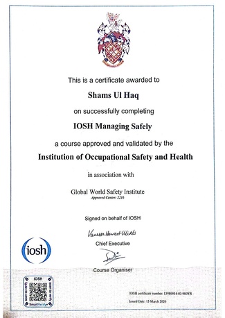 Jubail, Job Seekers, Aramco Approved HSE Officer With 5 Years Experience Available