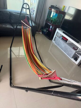 Hidd, Household Items, BHD 10,  Universal Indoor/Outdoor Double Hammock Stand And Canvas/Cloth Hammock