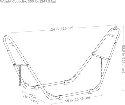 Hidd, Household Items, BHD 10,  Universal Indoor/Outdoor Double Hammock Stand And Canvas/Cloth Hammock