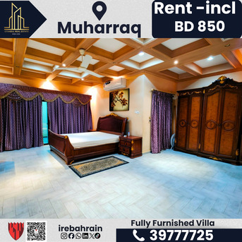 Galali, Villas, BHD 850,  Furnished,  Luxury Fully Furnished Villa With Private Pool &ndash; Galali, Muharraq | BD 850/-