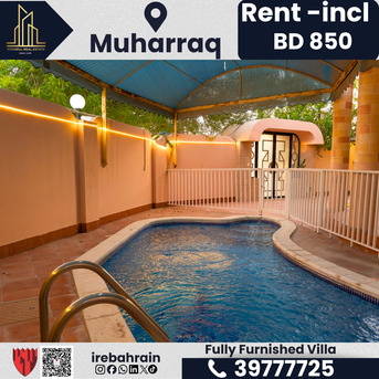Galali, Villas, BHD 850,  Furnished,  Luxury Fully Furnished Villa With Private Pool &ndash; Galali, Muharraq | BD 850/-