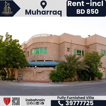 Galali, Villas, BHD 850,  Furnished,  Luxury Fully Furnished Villa With Private Pool &ndash; Galali, Muharraq | BD 850/-