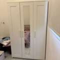 SAR 450,  IKEA Wardrobe With 3 Doors, White, 117x50x190 Cm