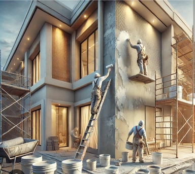 Riyadh, Construction, Plaster Works