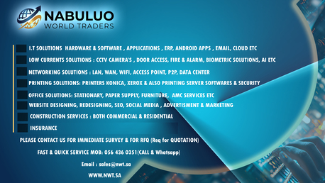 Al Olaya, Computer, NABULUO WORLD TRADERS (COMPREHENSIVE I.T SOLUTIONS)