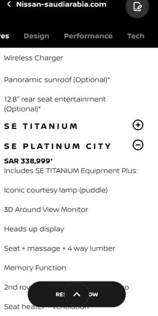 Dammam, Vehicles, Cars & Trucks , SAR 255000,  Nissan Patrol,  2024,  Automatic,  9000 KM,   Top End V6 SE Platinum City  - 3.8 Litres. Only 9,000 Kms, Doctor Driven
