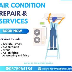 INDIAN EXPERT PROFESSIONAL AC TECHNICIAN ALL OVER RIYADH JUST MAKE CALL WE ALL CARE