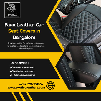 Bangalore, Automotive, Faux Leather Car Seat Covers In Bangalore