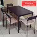 BHD 28,  ✅️ Table With 4 Chairs For Sale In Good Condition With Delivery