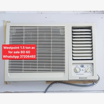 Manama, Air Conditioners, BHD 60,  ✅️ Westpoint 1.5.ton Window Ac For Sale In Good Condition With Fixing