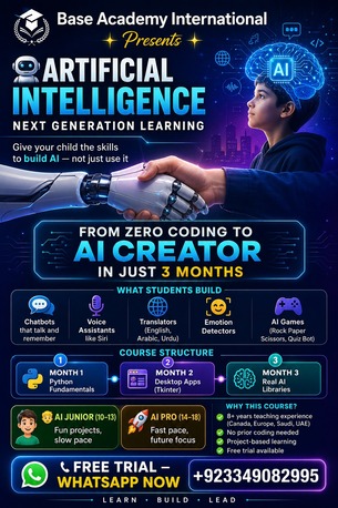 Duba, Lessons Offered, AI Course For Kids (Ages 10&ndash;18) &mdash; Online | Free Tria