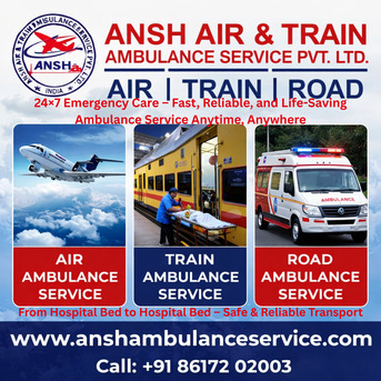 Mumbai, Medical, Fast & Reliable Ansh Air Ambulance Services In Patna