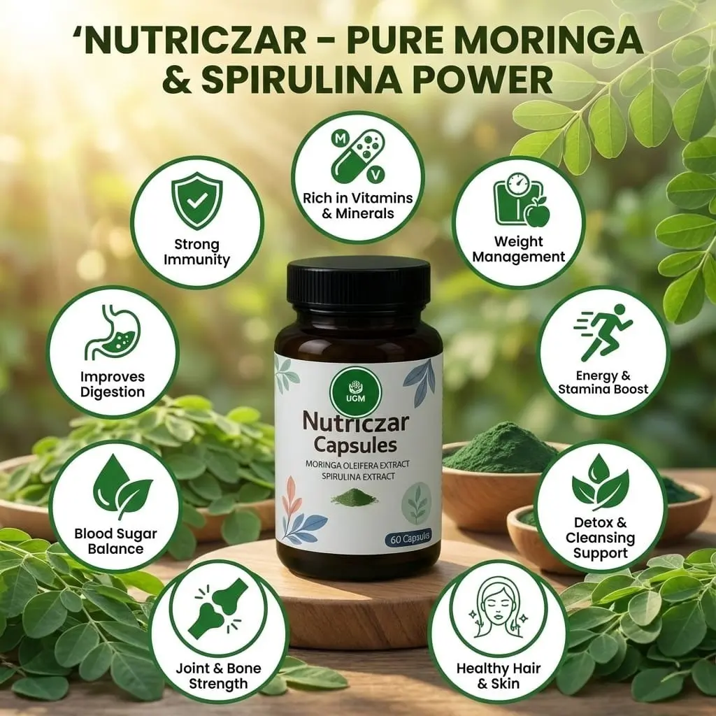 Sydney, Health & Beauty Items, AUD 10,  Nutriczar Capsules &ndash; Moringa Oleifera & Spirulina Herbal Supplement