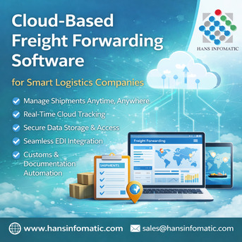New Delhi, Logistics, Work Anytime Anywhere With Cloud Based Freight Forwarding Software