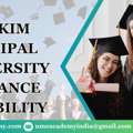 Sikkim Manipal University Distance Eligibility