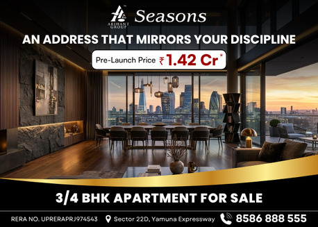 Greater Noida, Real Estate For Sale, INR 14200000,  3 BR,  1706 Sq. Feet,  Arihant Seasons: Premium 3 & 4 BHK Luxury Apartments On Yamuna Expressway