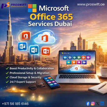 Bur Dubai, Business, Microsoft Office 365 Services Dubai | Proswift Security Solutions
