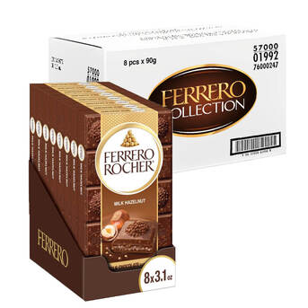 Dubai, Food, AED 187,  Ferrero Rocher Milky Hazelnut Bar 90g
