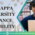 Alagappa University Distance Eligibility