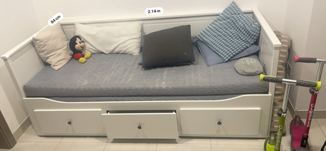 Manama, Furniture, BHD 70,  Expandable Sofa Bed / Daybed With Storage