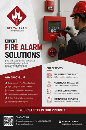 Dammam, Technical, Fire Alarm System, Supply, Installation & Maintenance