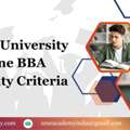 Sharda University Online BBA Eligibility Criteria