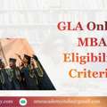 GLA Online MBA Eligibility Criteria