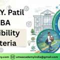 Dr. D.Y. Patil BBA Eligibility Criteria
