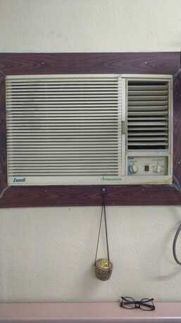 Jubail, Air Conditioners, SAR 1500,  ZamiL Window A/C, Wooden & Metal Bed With Mattress, Computer Table & Chairs