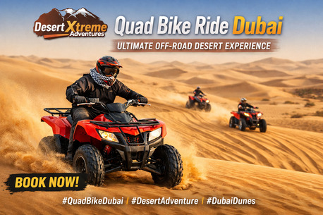 Sharjah, Travel, Best Quad Bike Ride Dubai | Safe & Exciting Desert Tours