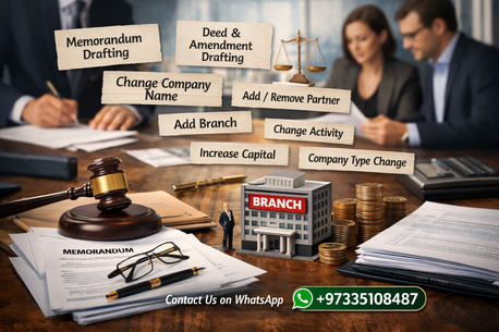 Manama, Legal, Memorandum  Drafting & Amendments Drafting & Amendment &  DEED Drafting