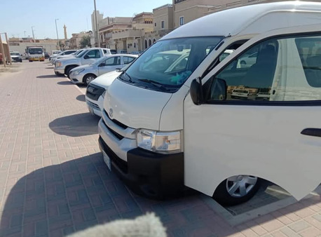 Al Jubail Al Balad, Pick Up & Drop Off, Toyota Hiace Available With Driver For Rent Out