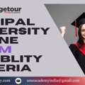 Manipal University Online Mcom Eligiblity Criteria